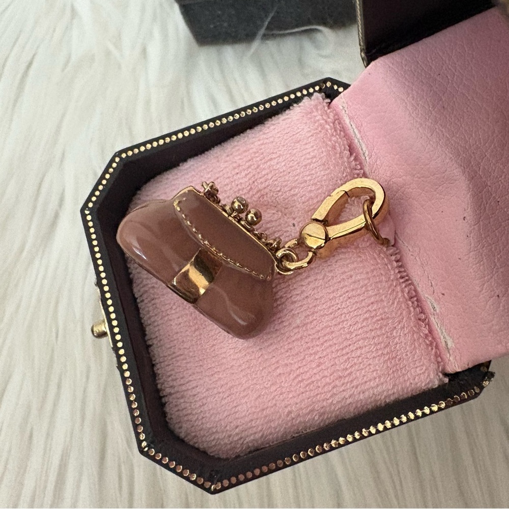 Authentic Juicy Couture Pink Status Bag Charm - Picture 2 of 6